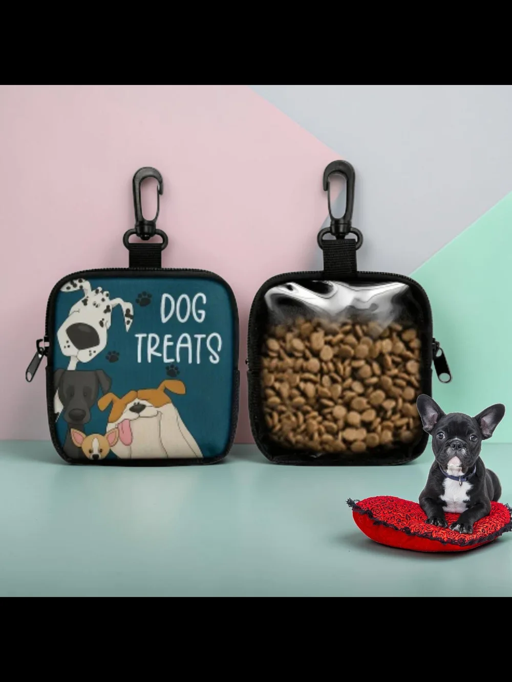 Dog Treat Pouch with Clip - New